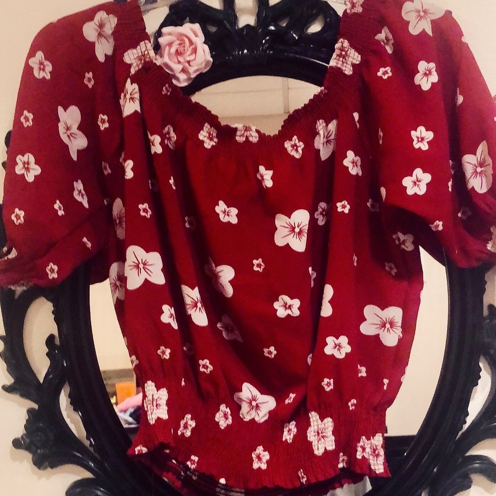 Off shoulder blouse